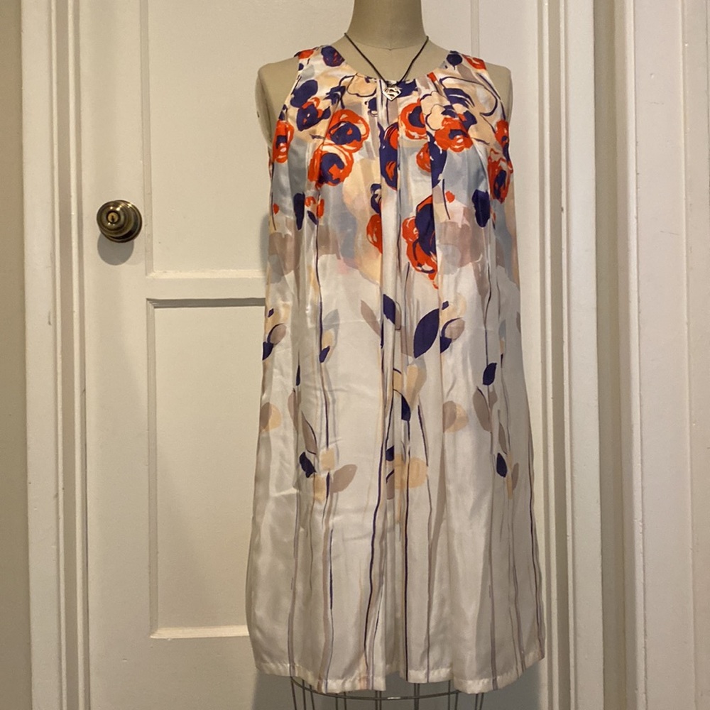 Isabelle Sinclair Floral Silk Dress for Anthropologie
